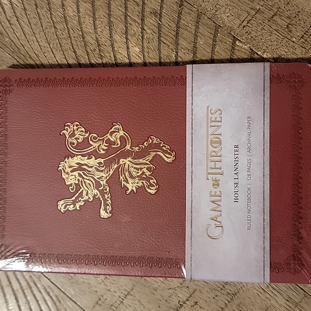Game of Thrones House Lannister Notebook